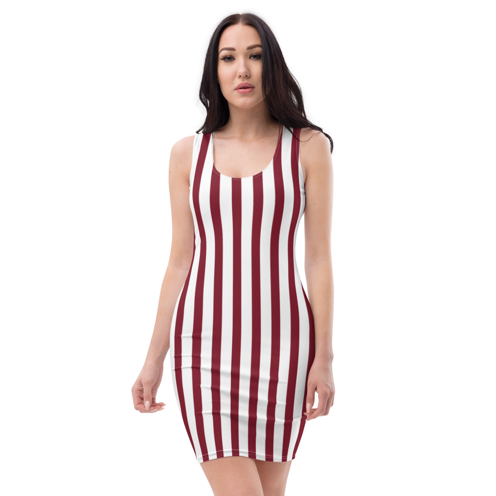 Red Stripes Dress