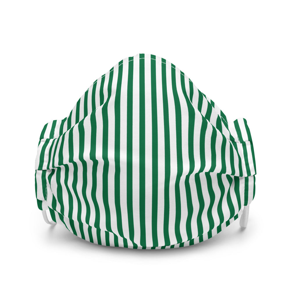 Face Mask (Green Stripes)