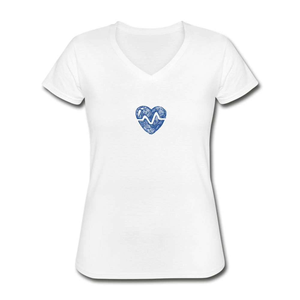 Classic Women’s V-Neck T-Shirt - white