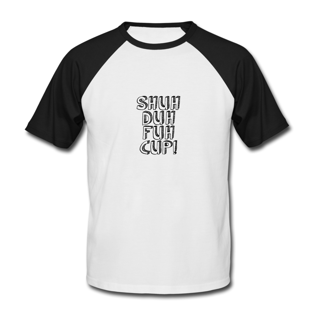 Men’s Baseball T-Shirt - white/black