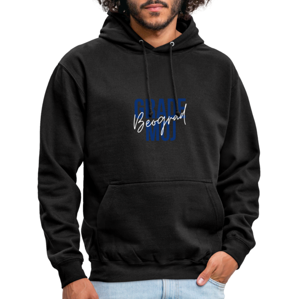 Beograd Blue Hoodie - black