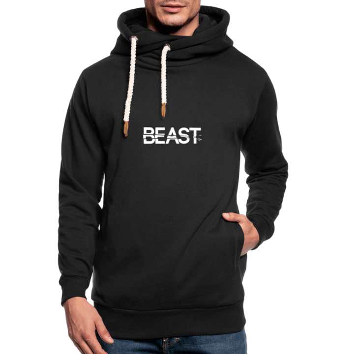 Beast Collar Hoodie - black