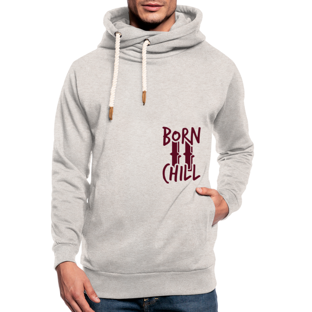 Chill Collar Hoodie - heather oatmeal