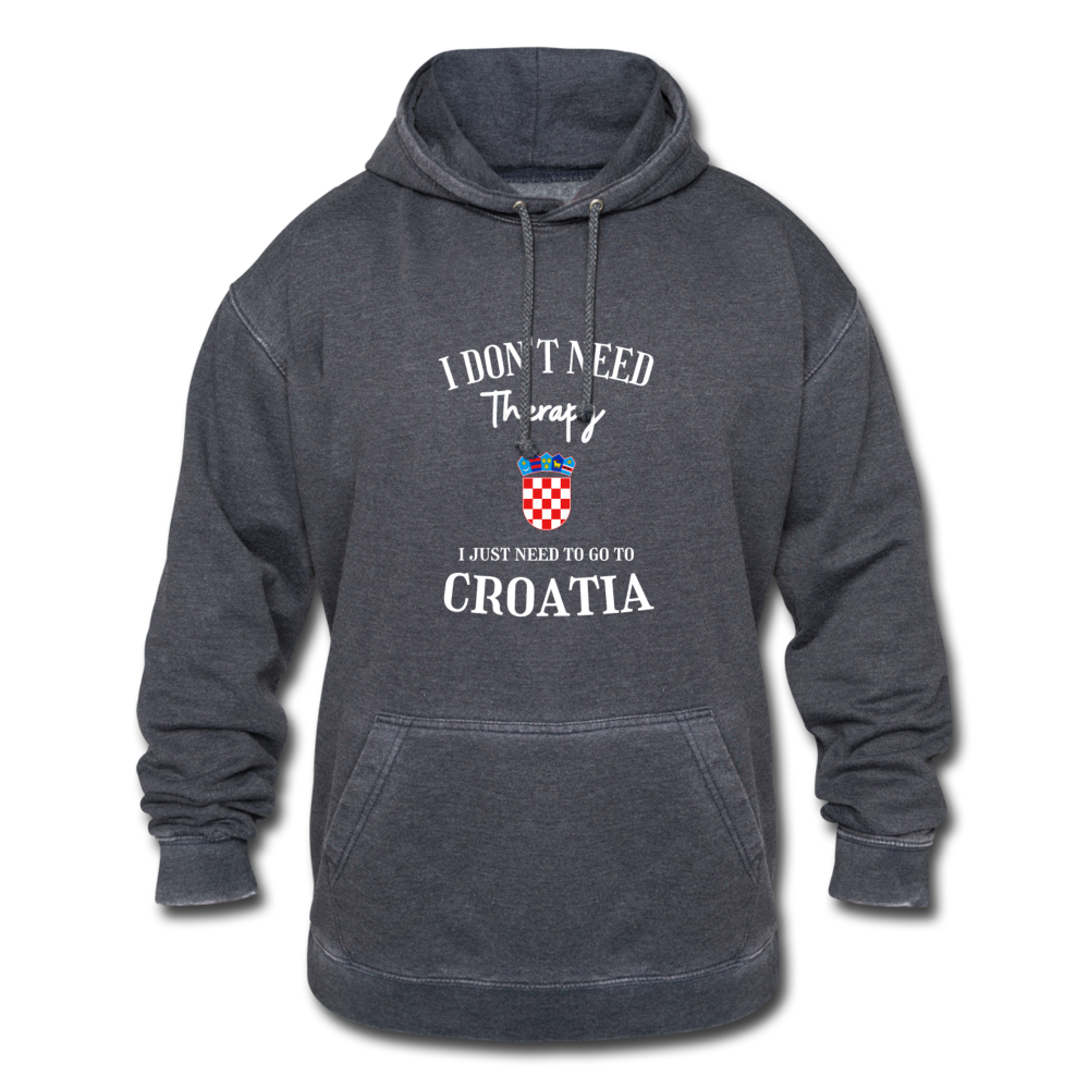 Croatia Vintage Hoodie - washed navy