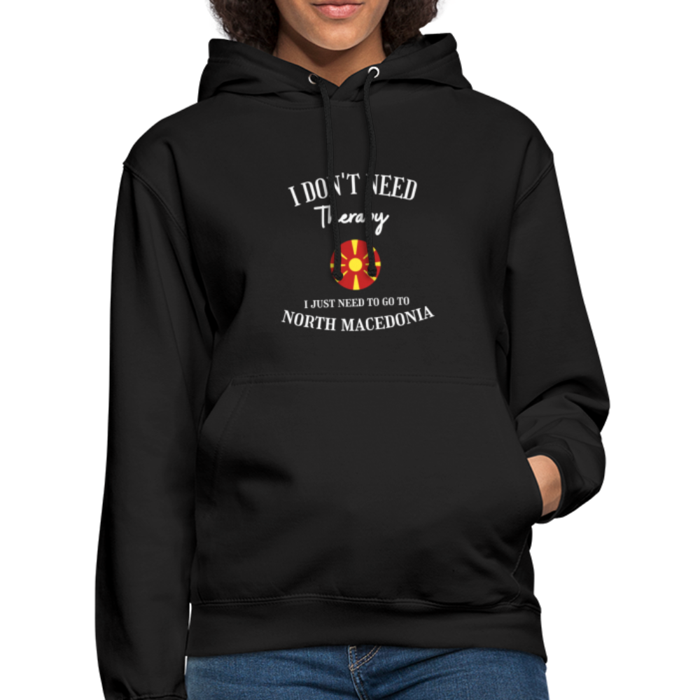 North Macedonia Hoodie - black