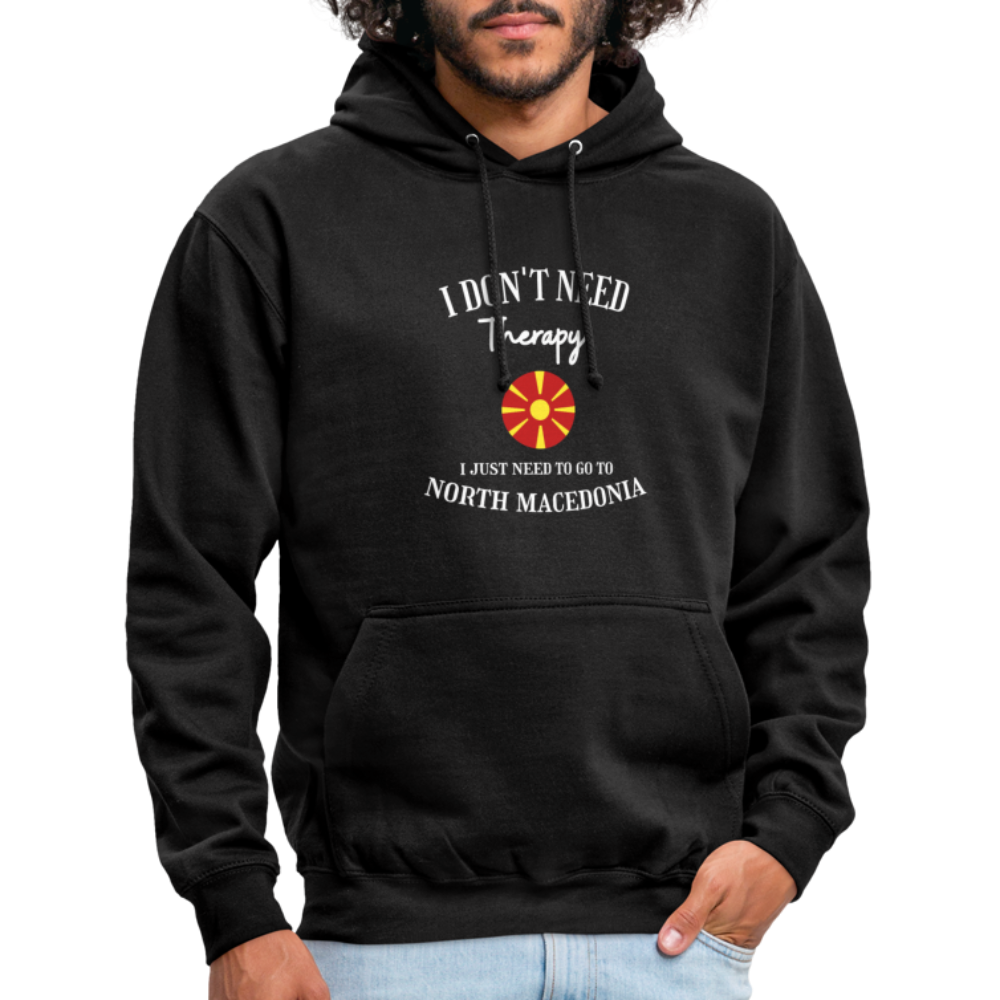 North Macedonia Hoodie - black