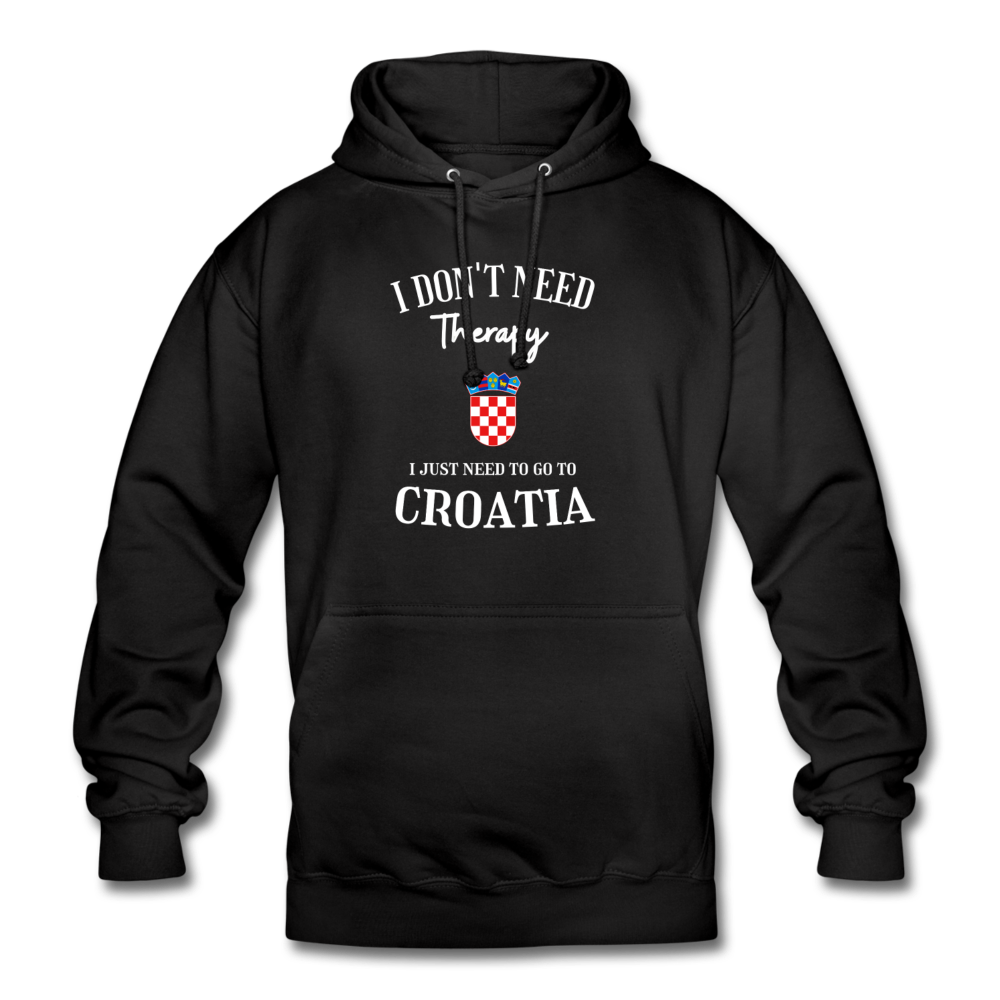 Croatia Hoodie - black